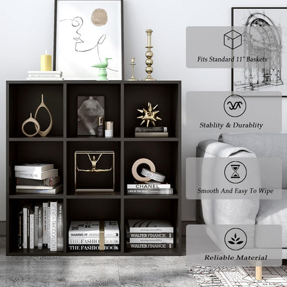 Home Collection 9-Cube Storage Shelf Bookcase