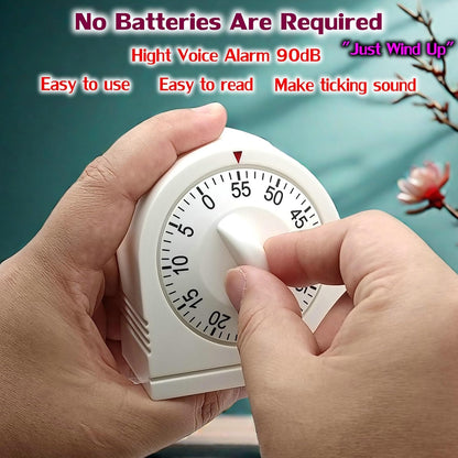 Home Collection 2-Pack 60 Minute Wind-Up Mechanical Timer
