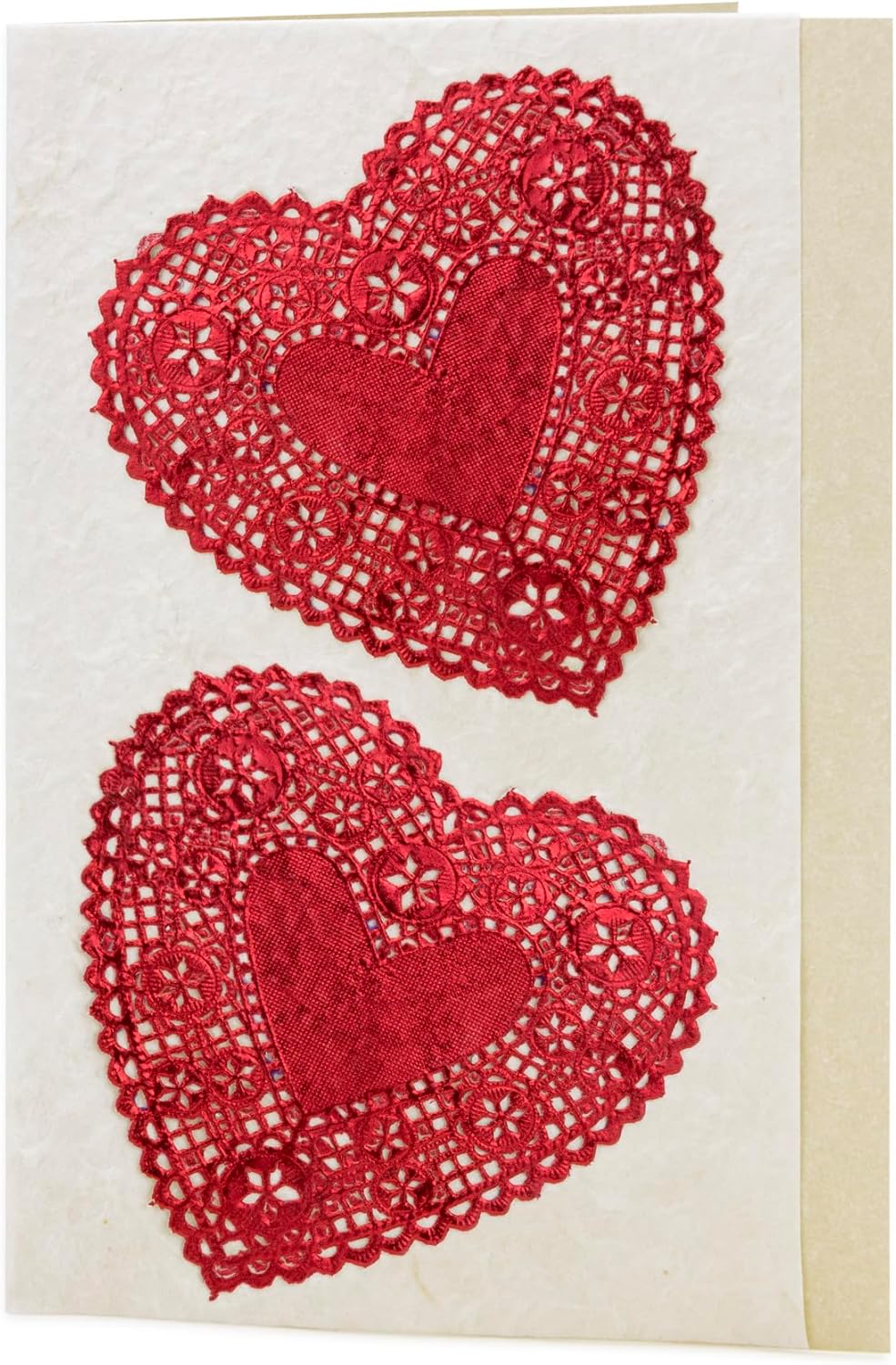 Home Collection 18-Pc 6-Inch Red Foil Paper Heart Doilies