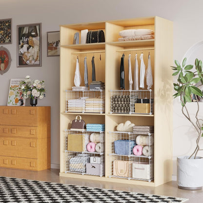 Home Collection 2-Cube Wire Storage Organizer Shelf