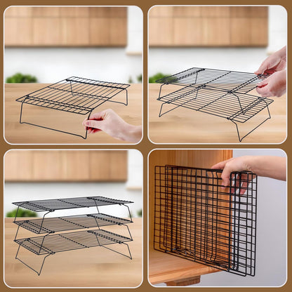 Home Collection 3-Tier Stackable Cooling Rack 15.75" x 10"