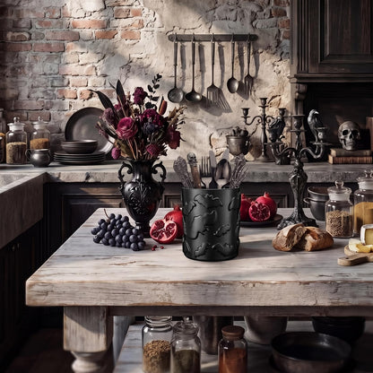 Home Collection Countertop Large Ceramic Kitchen Utensil Holder