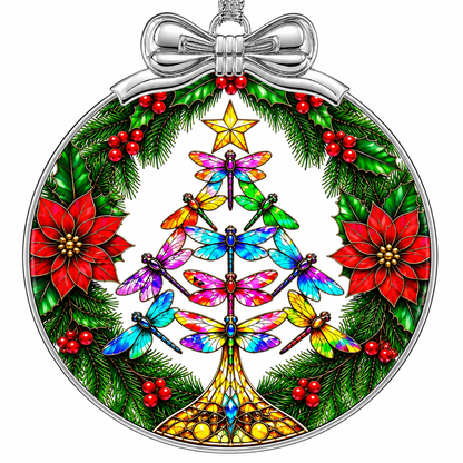 Home Collection Crystal Glass Christmas Ornament Sparkling Hanging Tree Decoration