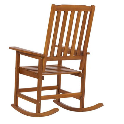 Acacia Wood Rocking Chair – Light Brown