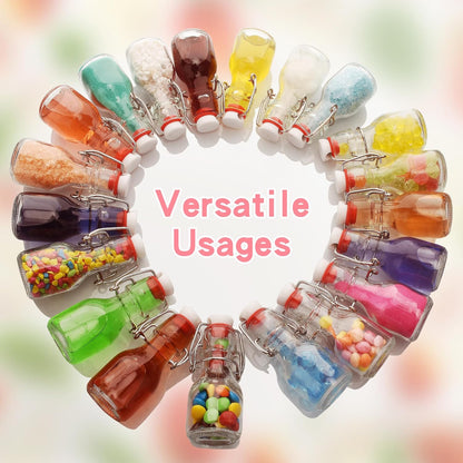 Home Collection 20-Pack 2 OZ Mini Swing Top Glass Bottles
