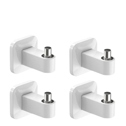 4Pcs Self Adhesive Hook Towel Coat Clothes Holder