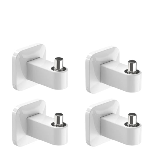 4Pcs Self Adhesive Hook Towel Coat Clothes Holder