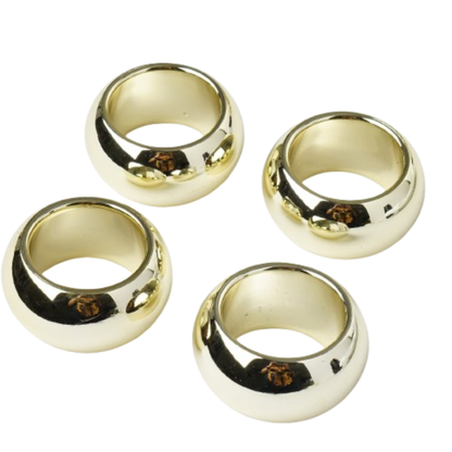 Home Collection Acrylic Napkin Rings Set – Elegant Wedding & Dinner Party Table Decorations