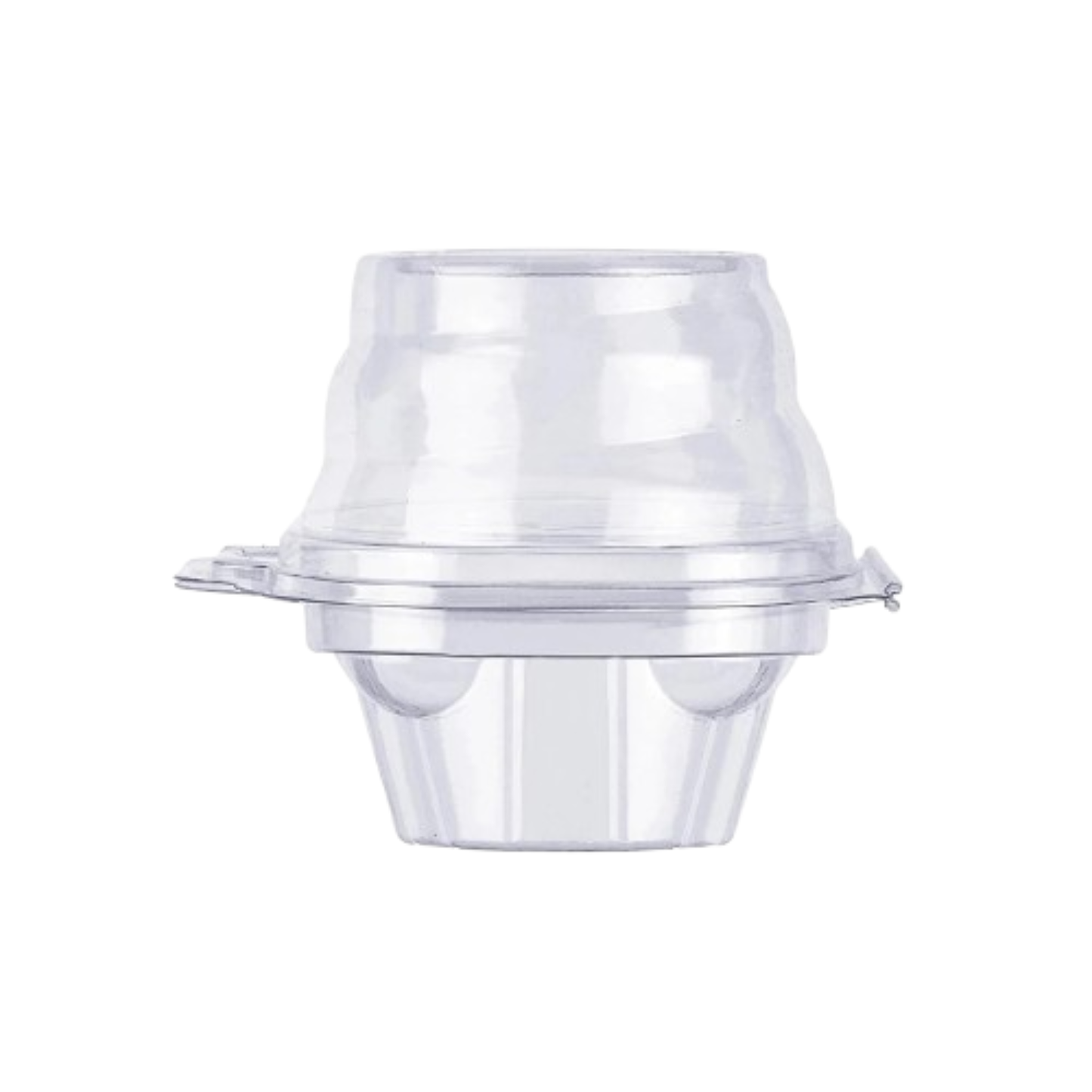 Home Collection 25-Pack Clear Plastic Cupcake Boxes with Dome Lids – Disposable Favor Containers