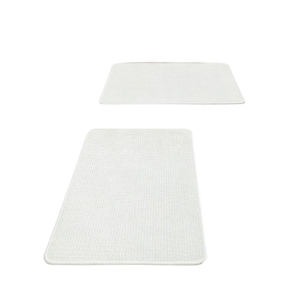 Home Collection Set of 2 Ultra Thin Non-Slip Bathroom Rugs 17x27