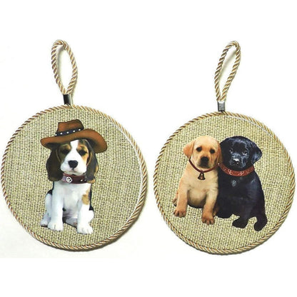 Home Collection Set of 3 Decorative Dog Wall Plaques