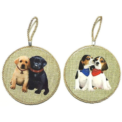 Home Collection Set of 3 Decorative Dog Wall Plaques