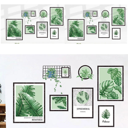 Home Collection Tropical Leaves Frame Wall Stickers