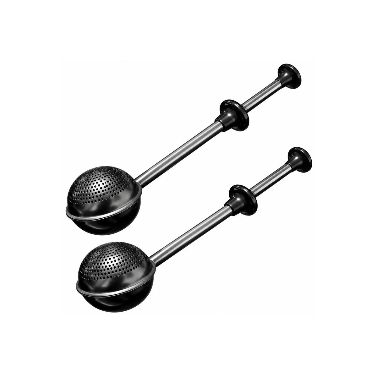 Home Collection Stainless Steel Powdered Sugar Shaker Duster with Spring Handle