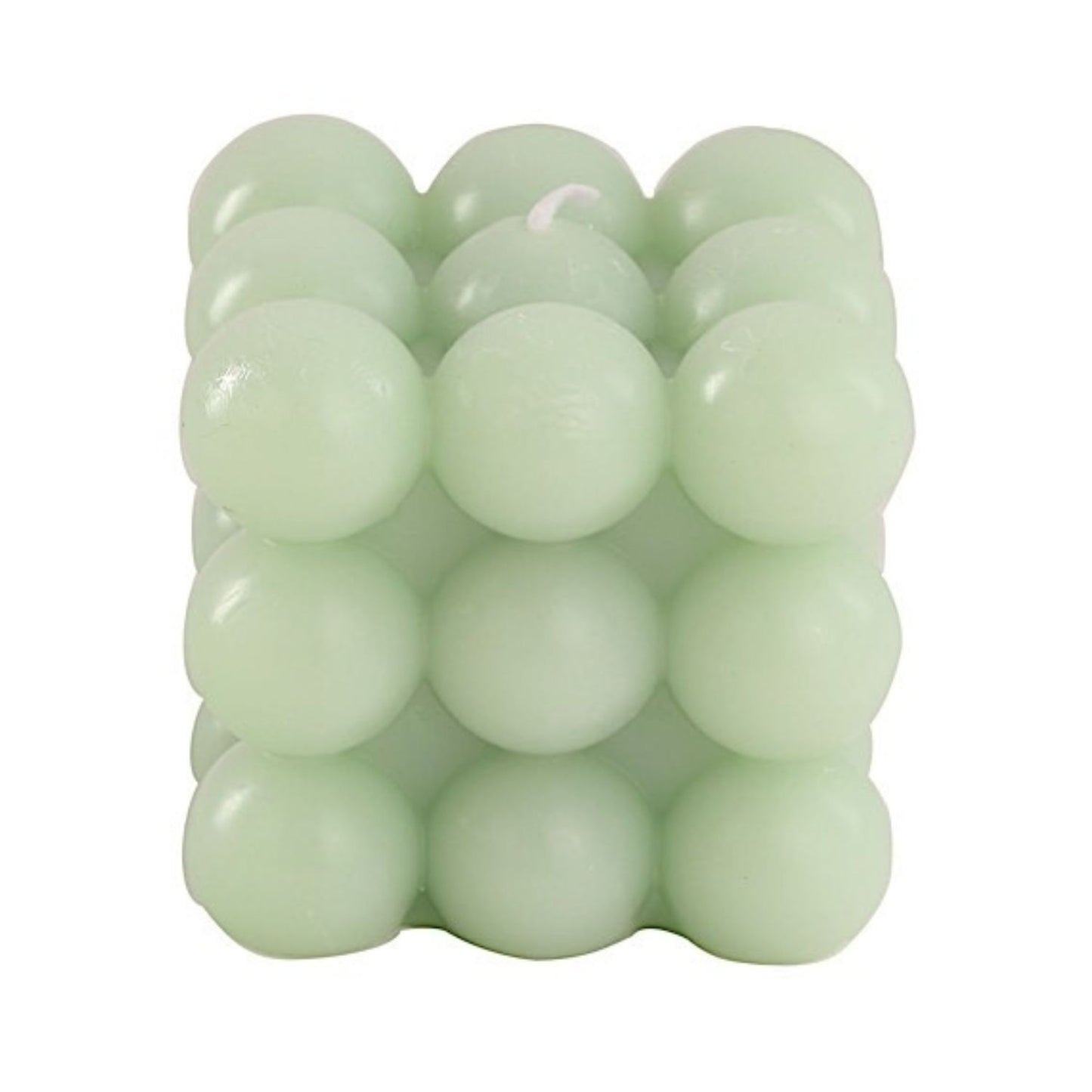 Home Collection Pack of 2 Bubble Cube Unscented Paraffin Wax Candles
