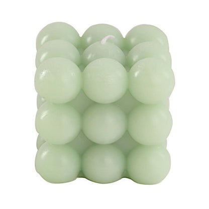 Home Collection Pack of 2 Bubble Cube Unscented Paraffin Wax Candles