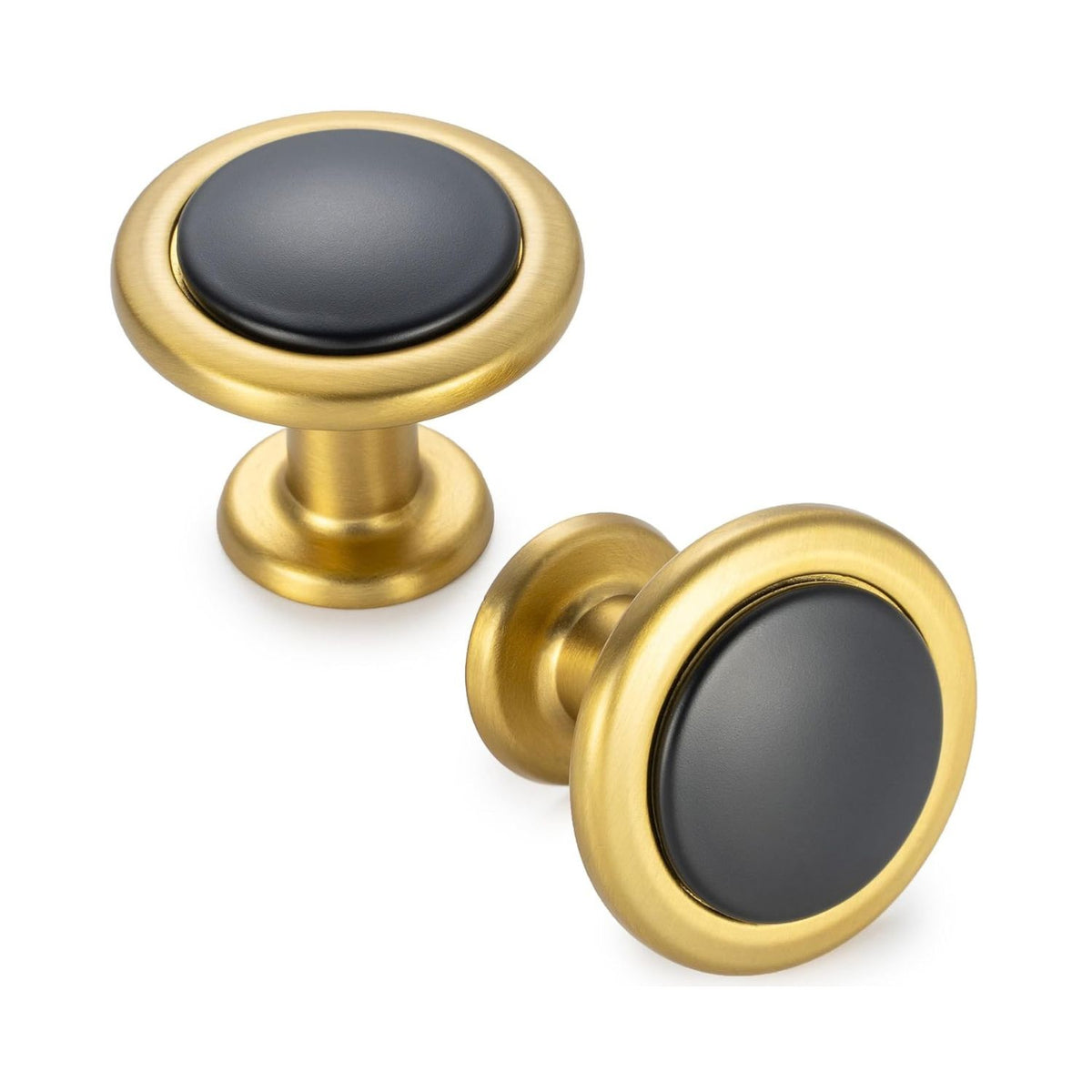 Home Collection Pack of 10 Round Cabinet Knobs Single-Hole Drawer Pulls for Kitchen