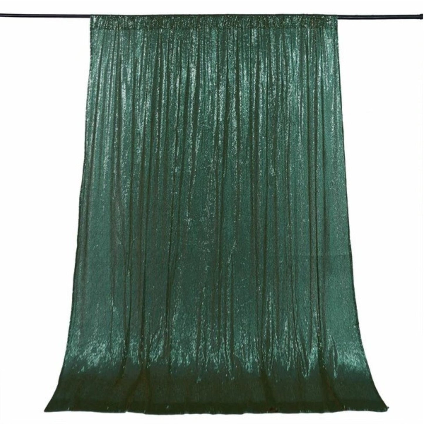 Home Collection Sequined Backdrop Curtain 8x8 ft