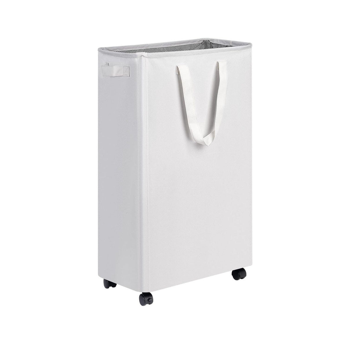 Home Collection 75L Slim Rolling Laundry Hamper with Wheels for Clothes