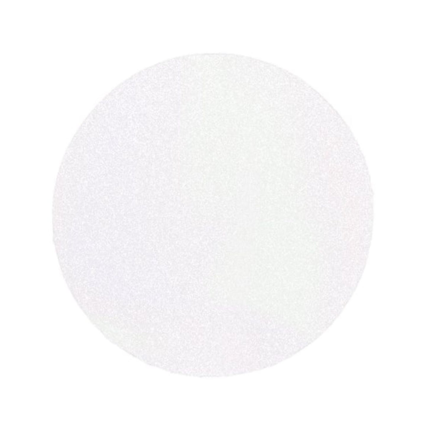 Home Collection Pack of 6 Round Glitter Faux Leather Placemats 13 Inch