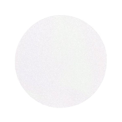 Home Collection Pack of 6 Round Glitter Faux Leather Placemats 13 Inch