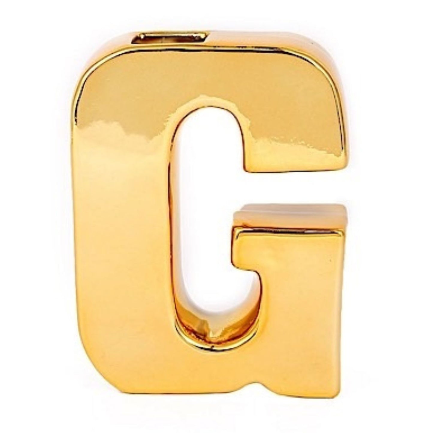 Home Collection Decorative Ceramic Letter Flower Vase 6 Inch