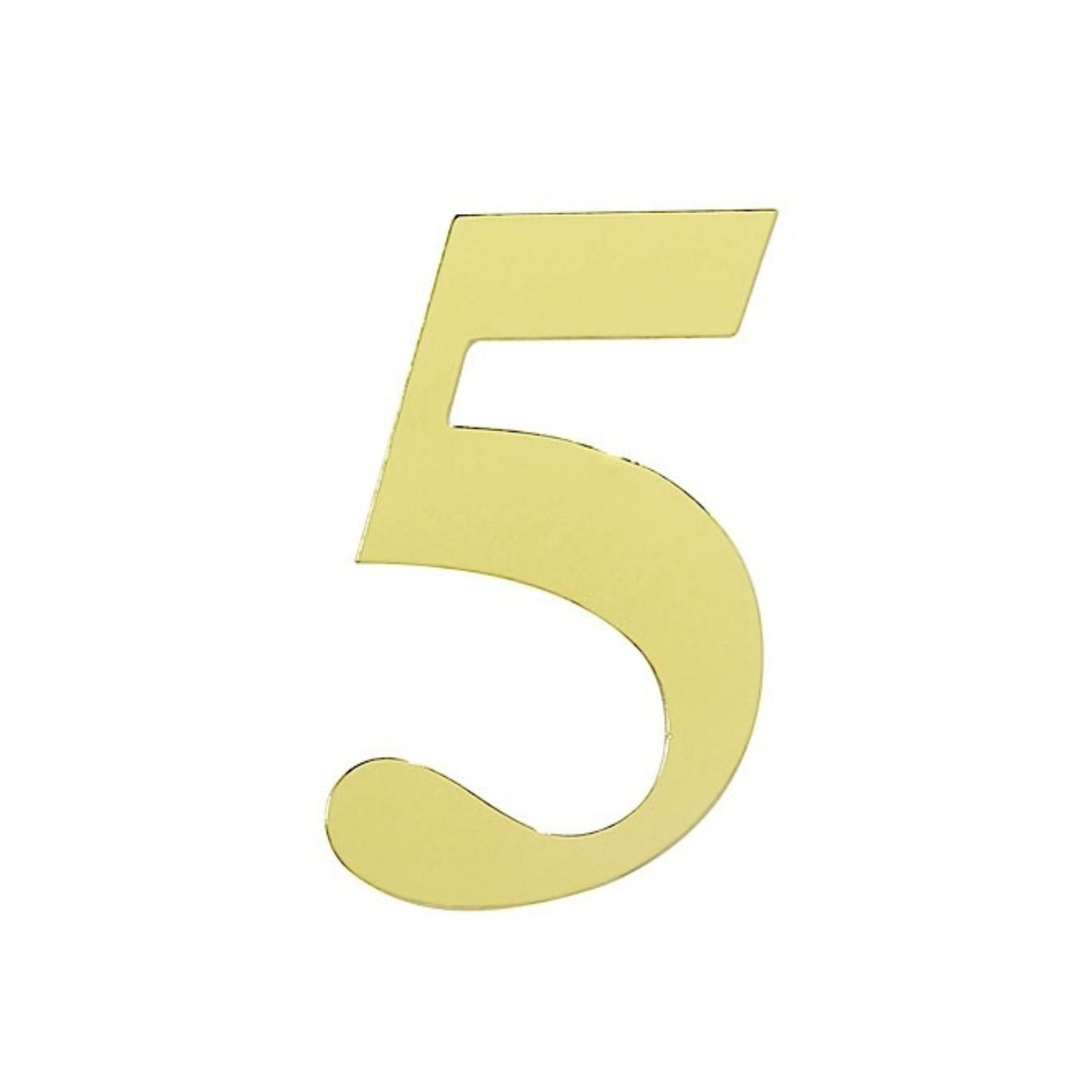 Home Collection Pack of 4 Gold Number Stickers 5-Inch