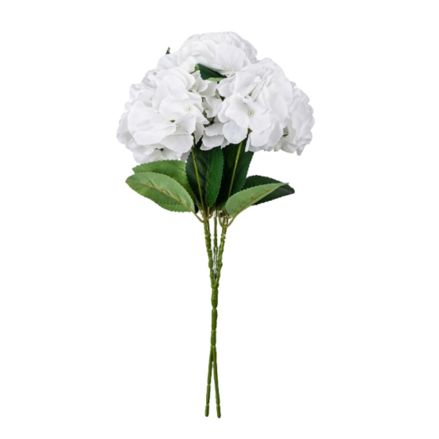 Home Collection  Pack of 25 Silk Hydrangea Flower Heads Artificial Floral Bouquet