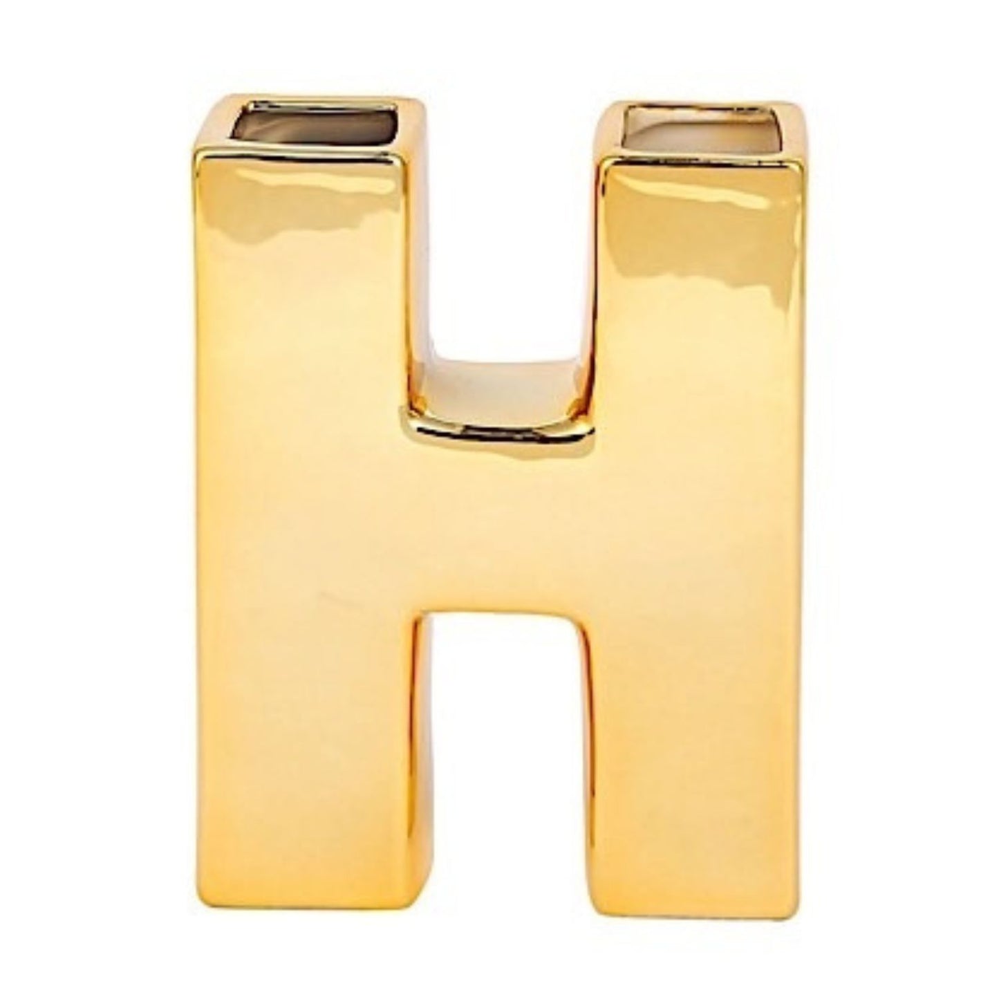 Home Collection Decorative Ceramic Letter Flower Vase 6 Inch