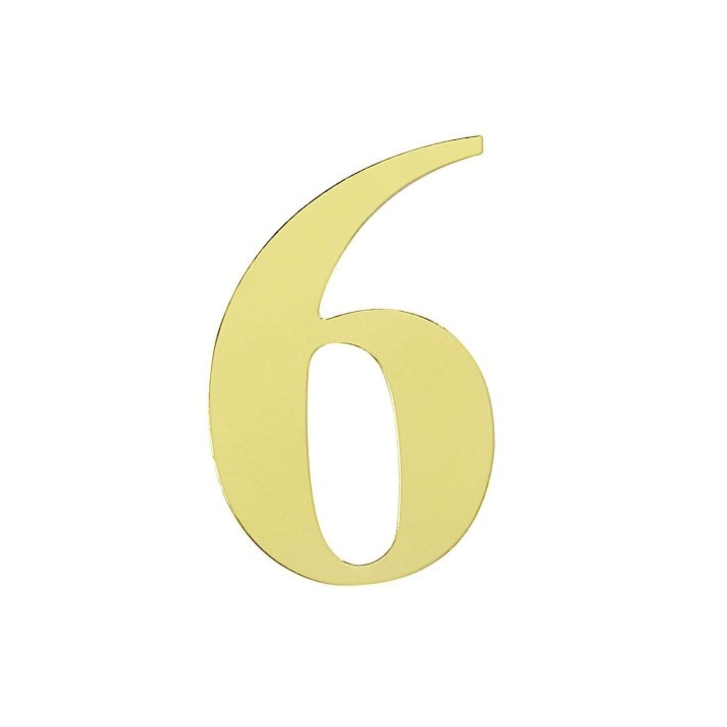 Home Collection Pack of 4 Gold Number Stickers 5-Inch