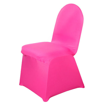 Home Collection Pack of 6 Banquet Stretch Spandex Chair Covers