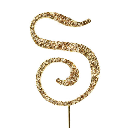Home Collection Letter Crystal Rhinestone Cake Topper 2.5 Inch