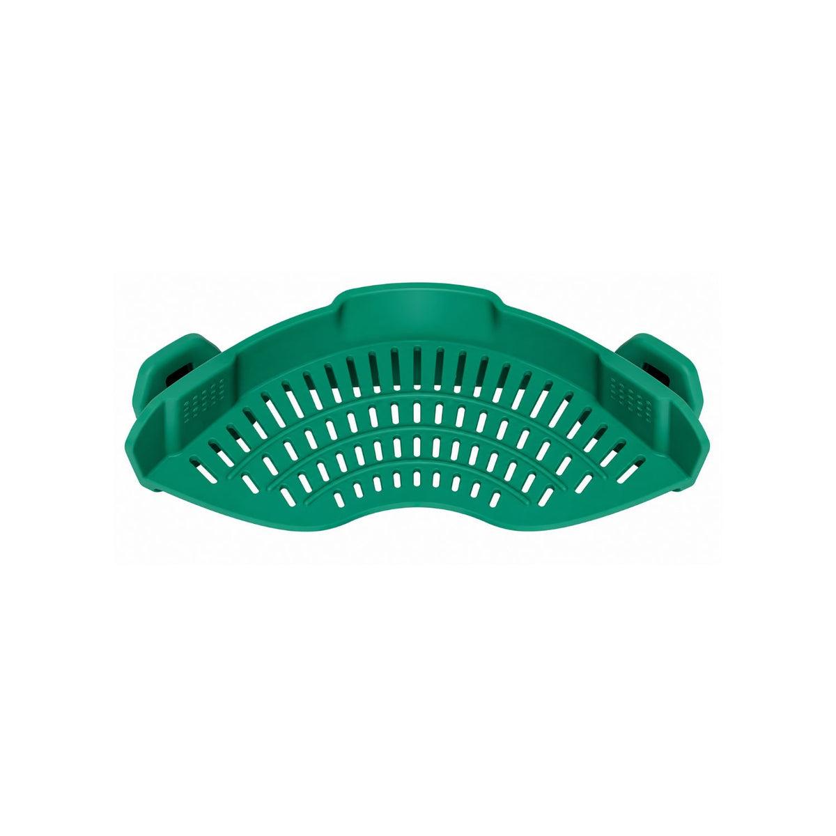 Home Collection Clip-On Silicone Pasta Strainer 8.86x3.55 inch Space-Saving Kitchen Colander