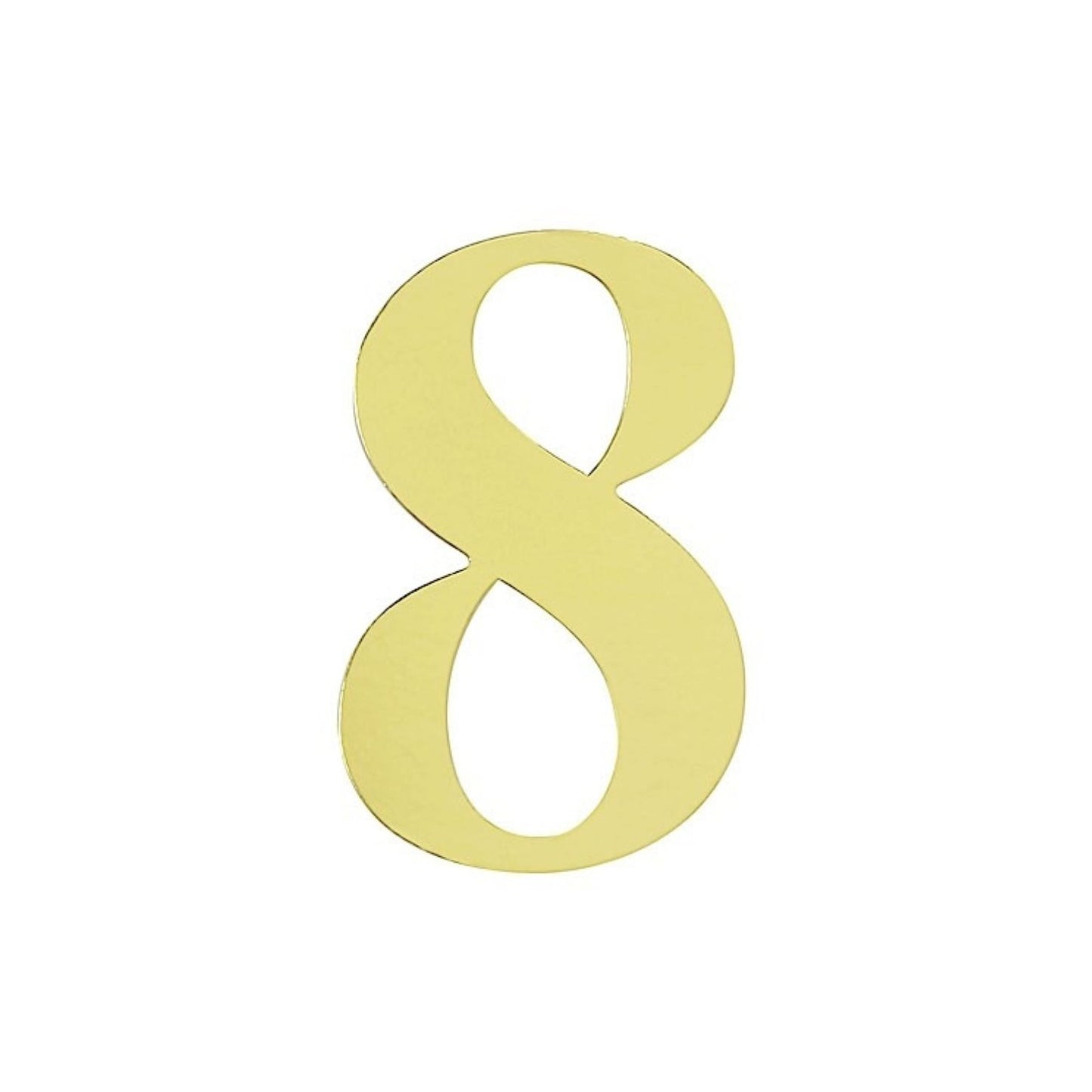 Home Collection Pack of 4 Gold Number Stickers 5-Inch