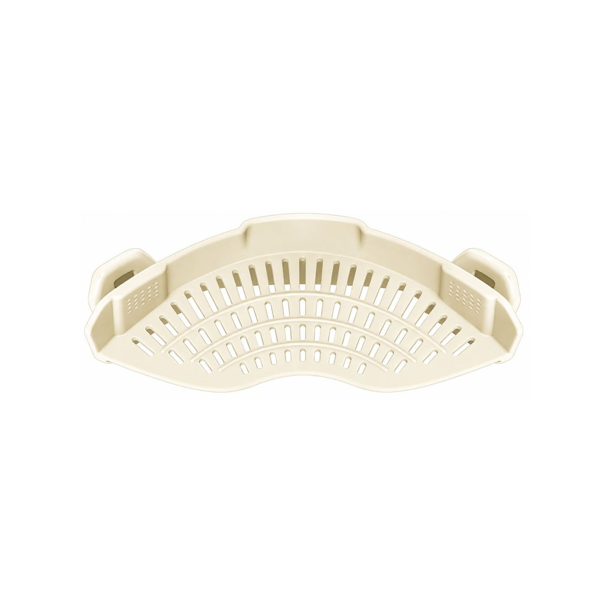 Home Collection Clip-On Silicone Pasta Strainer 8.86x3.55 inch Space-Saving Kitchen Colander