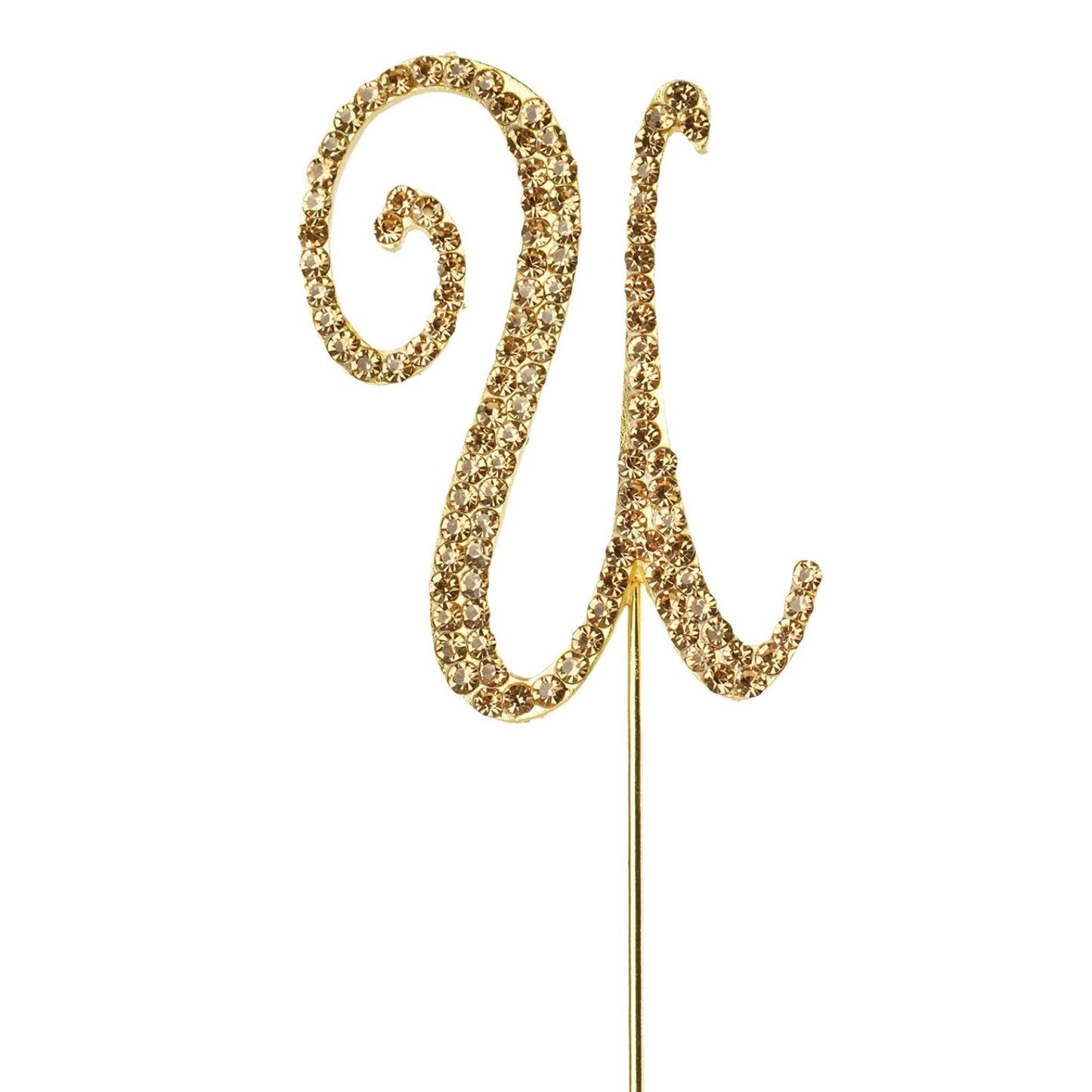 Home Collection Letter Crystal Rhinestone Cake Topper 2.5 Inch