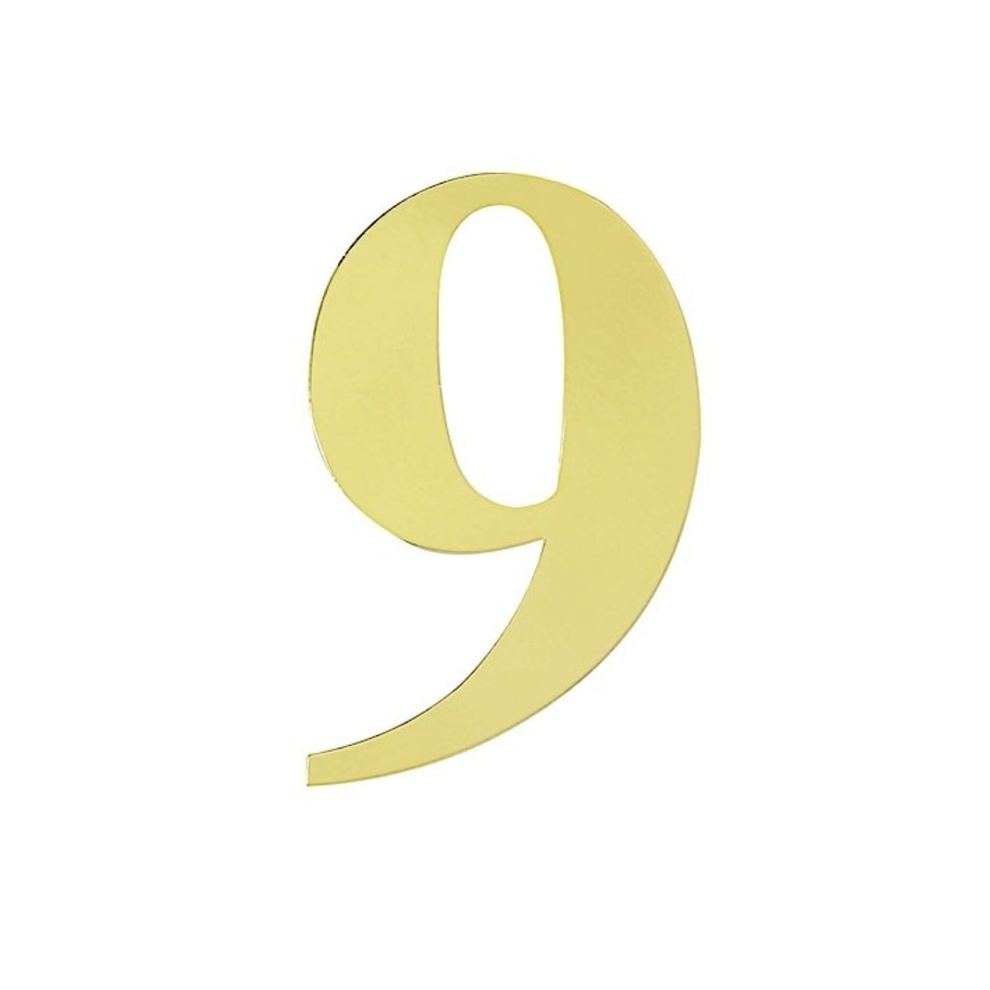 Home Collection Pack of 4 Gold Number Stickers 5-Inch
