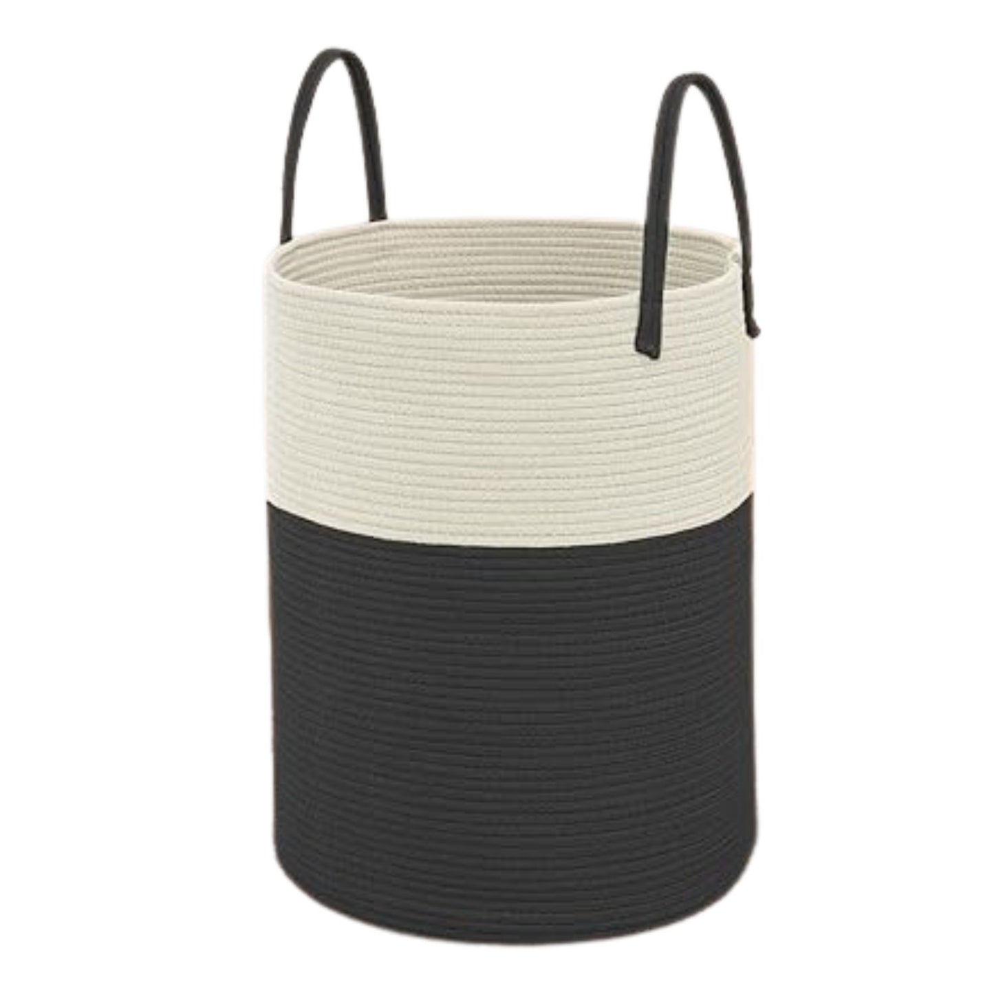 Home Collection Large Woven Laundry Basket Hamper 60L