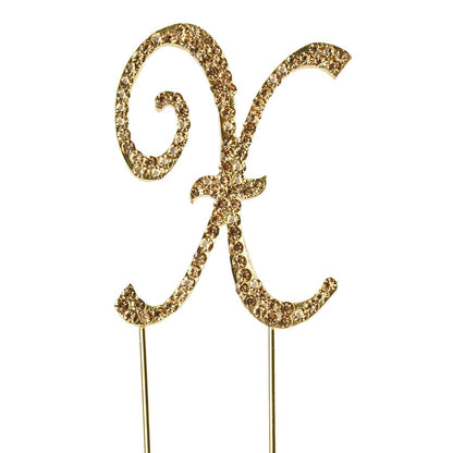 Home Collection Letter Crystal Rhinestone Cake Topper 2.5 Inch