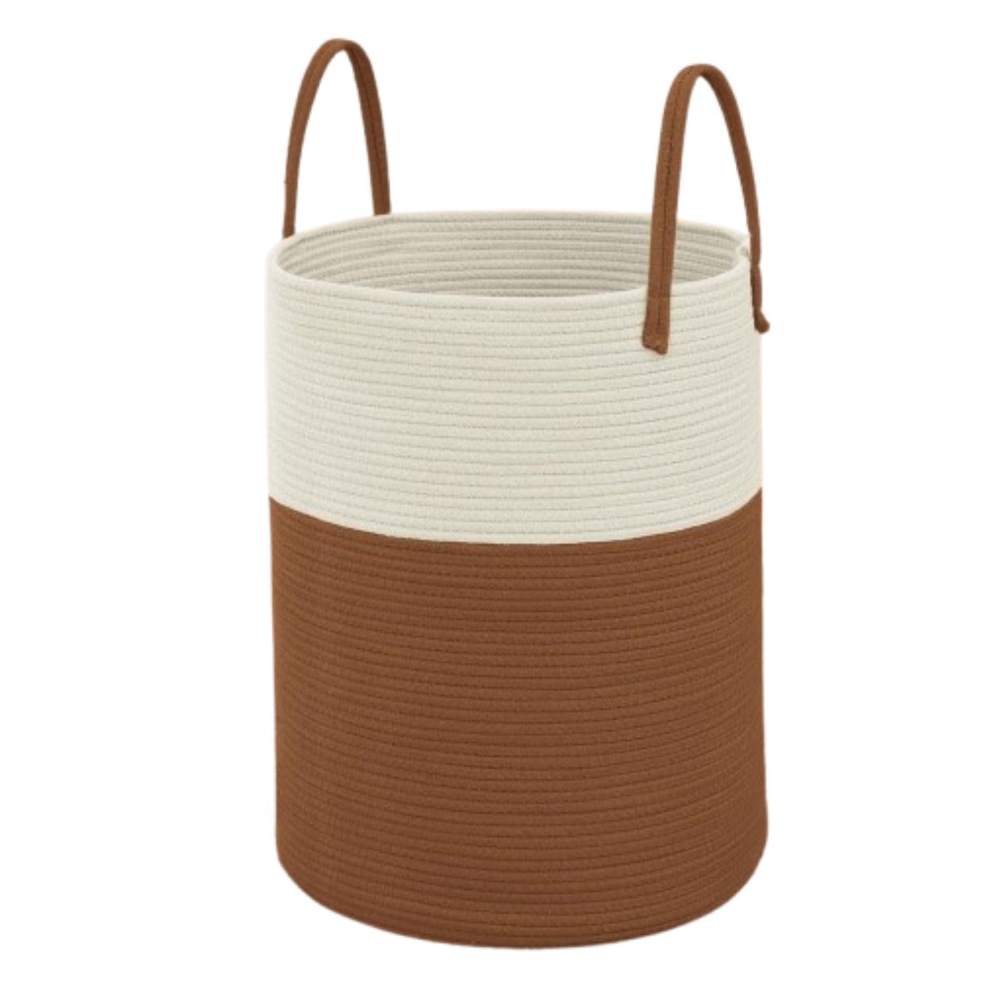 Home Collection Large Woven Laundry Basket Hamper 60L