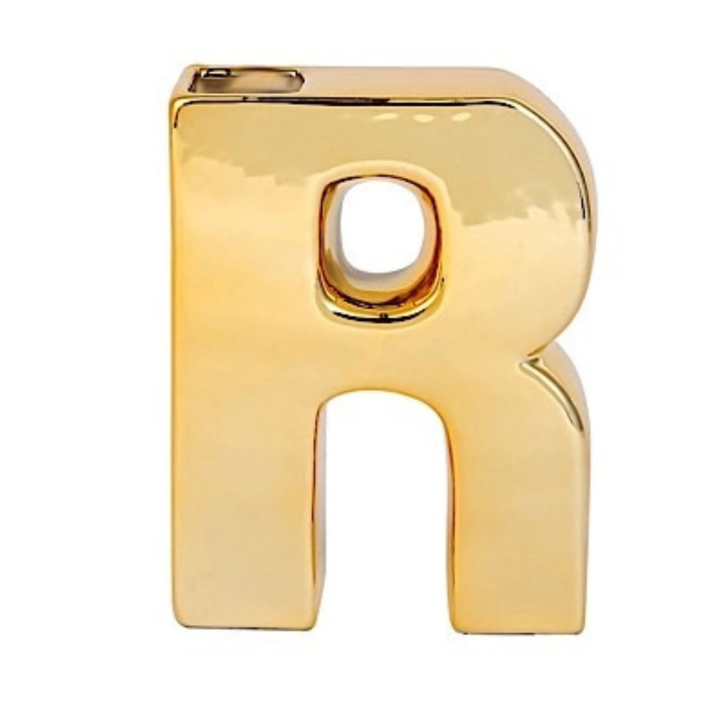 Home Collection Decorative Ceramic Letter Flower Vase 6 Inch