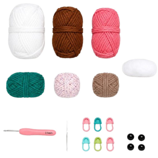 Home Collection Cat Crochet Kit for Beginners