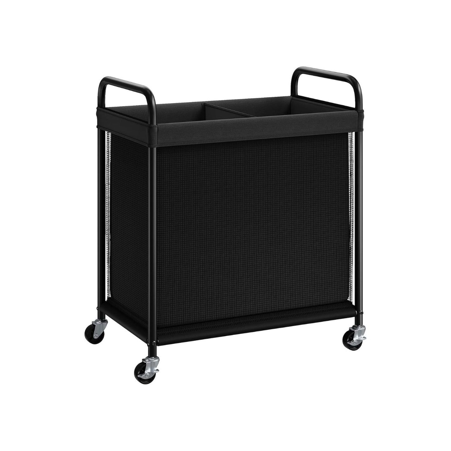 Home Collection Rolling Laundry Sorter Hamper with Wheels and Removable Liner Bags