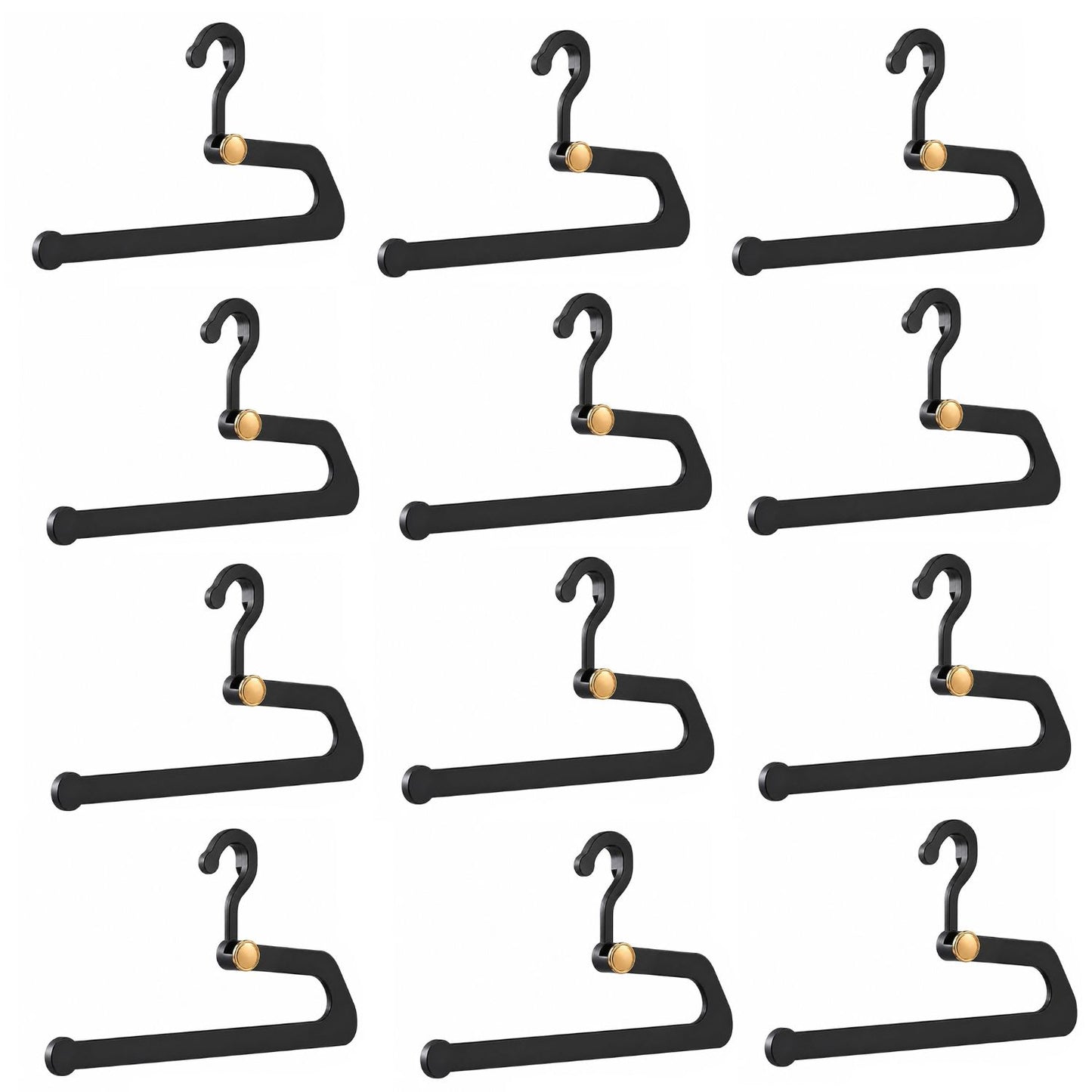 Home Collection Pack of 20 Non-Slip Pants Hangers