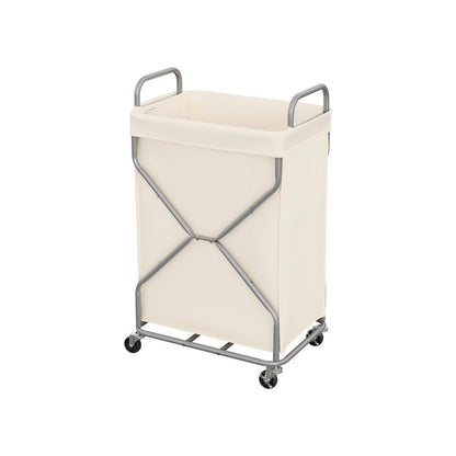 Home Collection Rolling Laundry Hamper with Removable Bag and Wheels