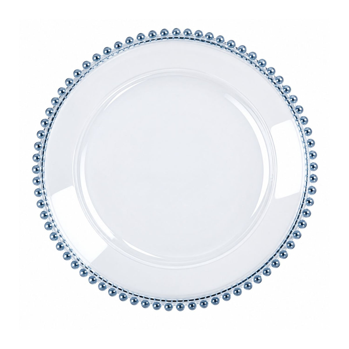Home Collection 24-Pack Round Beaded Rim Charger Plates 12"