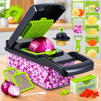 Home Collection 14-in-1 Vegetable Chopper with Container