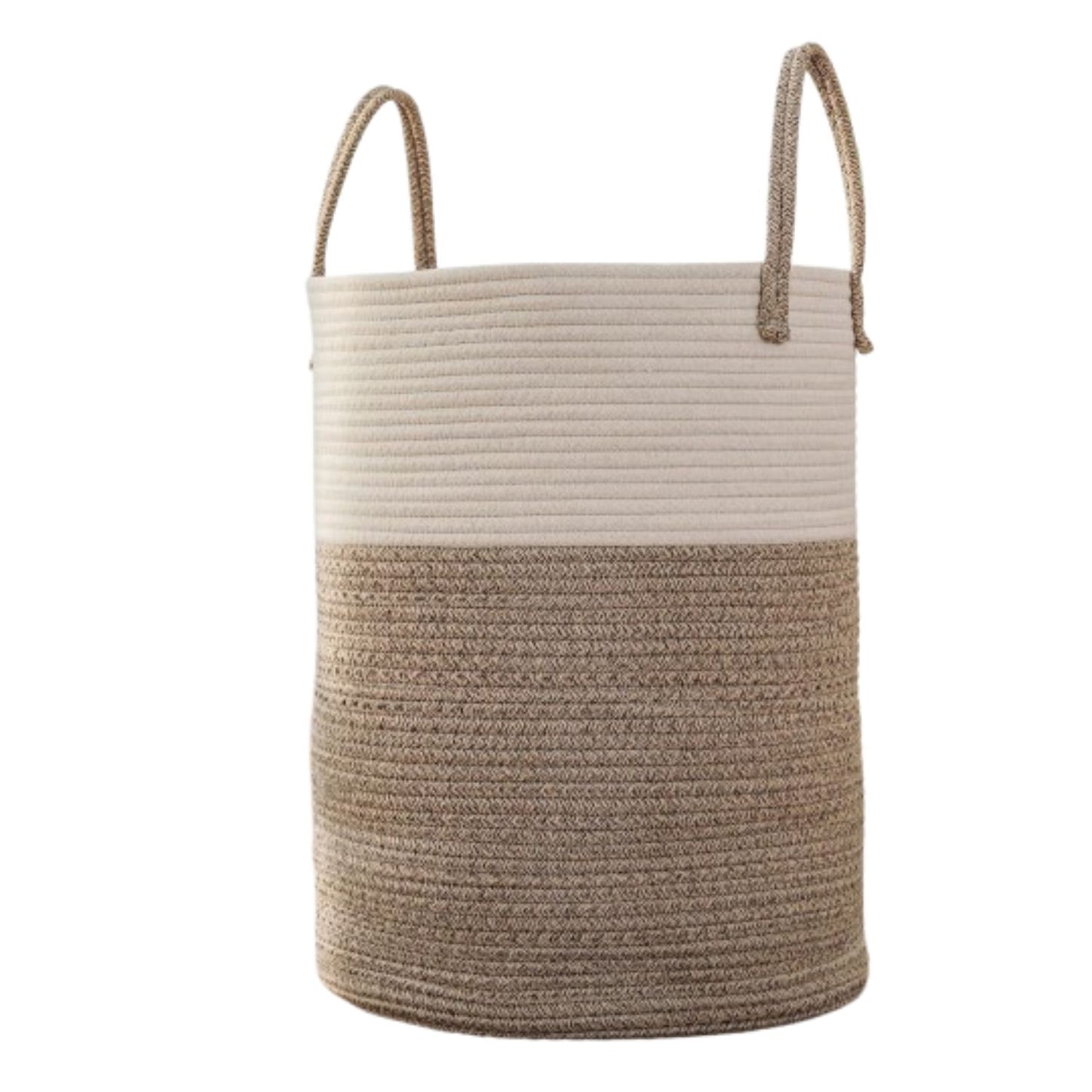 Home Collection Large Woven Laundry Basket Hamper 60L