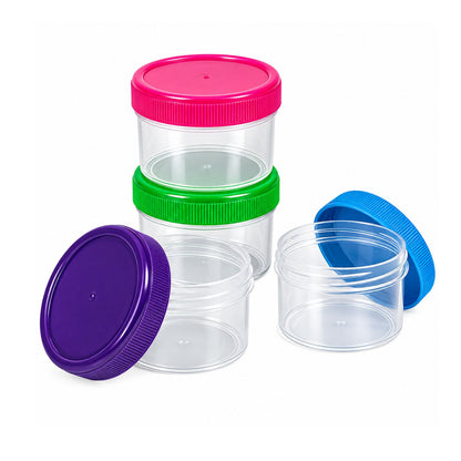 Home Collection 4-Pack Mini Condiment Cups with Lids