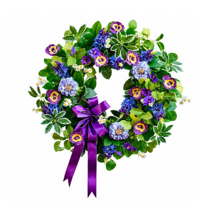 Home Collection Spring Summer Front Door Wreath 26 Inch Seasonal Door Decor